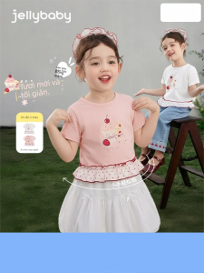 Jelly Baby | Áo Thun T Tay Ngắn Mới Cho Bé Gái
