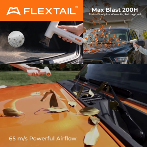 FLEXTAIL Max Blast 200H Portable Air Blower Turbo Jet Fan for Fire Starting Gear Drying Device Dusting & Hair Drying