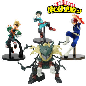 Bandai | My Hero Academia Anime Figure Shoto Bakugou Boku Izuku Duke Pvc 11cm Action Figures Anime Character Gift Collection Series
