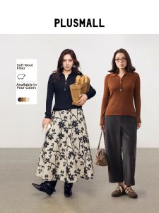 Slimming Turtleneck Knit Top Winter