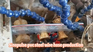 5M 10M 1 INCH Steel Wire Reinforced PVC Hose For Oil And Gas For Domestic Water Use Fiber Reinforced Rubber Hose Water