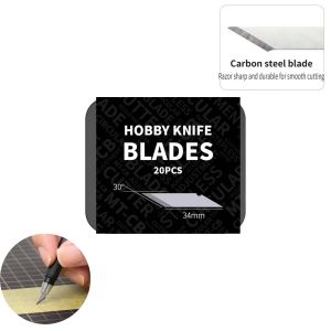 มีดปากกาอะลูมินัมอัลลอยสำหรับ Gundam Gunpla DK-B01 DK-B01เหล็กคาร์บอนใบมีดแบบกว้างใบมีดแบบแคบเหมาะสำหรับเครื่องมือแกะสลัก