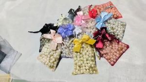 ยกรรมการดูแลรักษาสุขภาพผิวหน้า พร้อมส่ง ถุงหูรูด ถุงผ้าแก้วใส ใส่ของ ถุงไหมแก้วติดโบว์ ใส่ของขวัญ