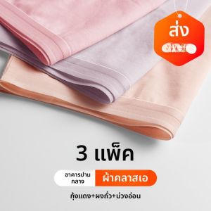 PIER N°5 | กางเกงชั้นในผ้าฝ้ายบริสุทธิ์สำหรับผู้หญิง กางเกงชั้นในทรงสามเหลี่ยมเอวกลาง กางเกงชั้นในป้องกันแบคทีเรีย กางเกงชั้นในช่วงเดือนมenses สำหรับผู้หญิง