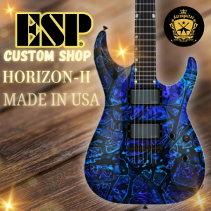 ESP USA Custom Shop Horizon-II EMG/ Seymour Duncan Ghost Flame Electric Guitar with Hardcase (Preorder)