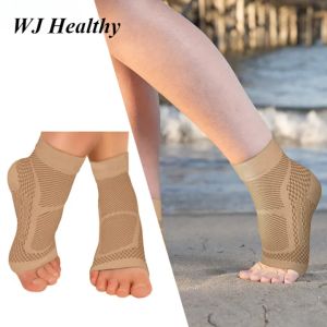 【WJ】A Pair of Sports and Fitness Ankle Protection Pressure Socks Relieves Achilles Tendonitis Joint Pain  Plantar Fasciitis Sock with Foot Arch Support