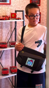 Divoom Pixoo Smart LED Pixel Display Sling Bag & Slingbag-V 2nd Gen | App-Controlled DIY Pixel Art Crossbody Bag