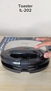 Idealife Toaster Pemanggang Roti dan Sandwich IL-202 / IL202 / IL 202 - Pemanggang Roti dan Sanswich Maker 4in1