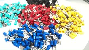 ชุดประเภท FDD2-250 6.3 100 ค่าเสียบแอร์ตัวเมีย สี 10 ประเภทที่เลือกสัมผัส 1.5-2.5mm สายไฟ 15A