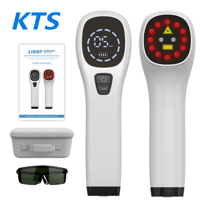 KTS Body Pain Laser Therapy Device 2x808nm LLLT Physiotherapy Equipment for Knee Pain Relief