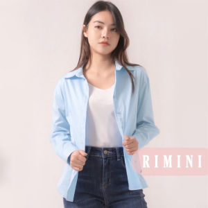 RIMINI - Atasan Wanita Kemeja Non Formal Katun Premium Big Size - Varro Top 82418