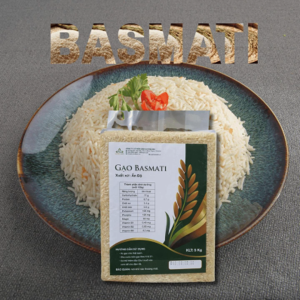 Gạo Basmati Ấn Độ Túi 5kg Sức Khỏe Xanh – Hạt Dài Cao Cấp – Cơm Tơi Xốp Dinh Dưỡng Cho Cả Gia Đình