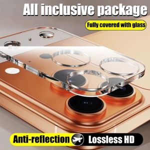 1-3 Pcs Camera Lens Protection Tempered Glass For iPhone 17 Pro Max Air 16 Pro Max 15 Pro Max 16 15 Plus 14 Plus 11 12 13 Pro Max 12 13 Mini Full Cover Screen Protector Film
