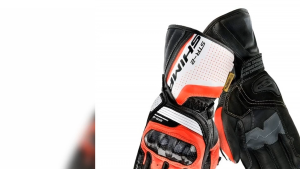 SHIMA STR-2 Men Motorcycle Gloves - Red Fluo