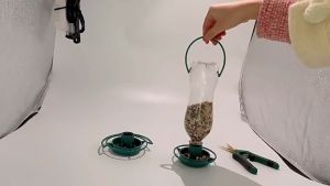 ถ้วยให้อาหารนก กลางแจ้ง ที่ใส่อาหาร อุปกรณ์เลี้ยงนก