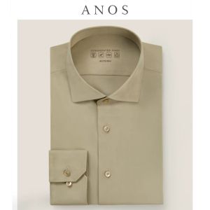 ANOS | Anti-wrinkle Slim-fit Stretch Shirt Summer