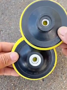 Velcro Backing Pad 4" / 5" / 7" Polisher Thread Adhesive Pad Self-Adhesive Disc For Angle Grinder & Car Polisher