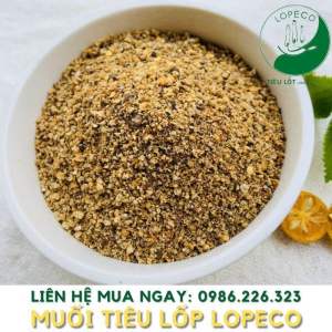 Muối Tiêu Lốp Túi 1kg Loại Ngon Dùng Cho Ăn Hay Ăn Mặn Đều Được