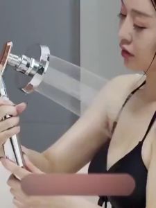 ฝักบัวอาบน้ํา / เพิ่มแรงดันน้ํา /ฝักบัวแรงดันสูง/ให้น้ําเป็นละอองแบบแรง/ประหยัดน้ํา/หมุนได้ หมุน 360