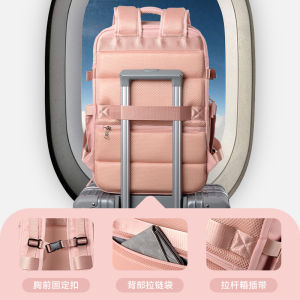 MOYYI Female Travel Backpack Waterproof Men Women Business Trip Backpack Multifunction 17inch Laptop Backpacks Male Female Outdoor Luggage Bag