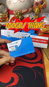 Sim 4G 5G Vinaphone 12TD49 - Lướt Mạng Xã Hội Thả Ga Với 100GB/Tháng - Không Chia Ngày Sử Dụng - Đăng Ký Chính Chủ Cực Dễ | FREESHIP - CHƯA KÍCH HOẠT.