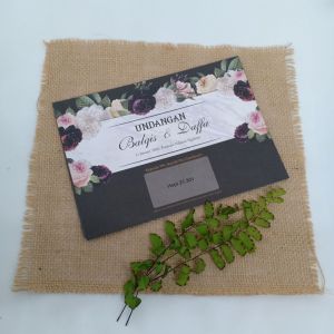 (100 pcs) Undangan Pernikahan Simple Mewah Termurah - Hepi21.301