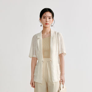 INMAN | Linen Thin Casual Chinese Style Blazer