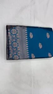 [Pre Order] SOFT LICHI SILK BEAUTIFUL RICH PALLU & JACQUARD WORK (Normal / Ready To Wear)_ ~ Delivery Lead Time : 10 days