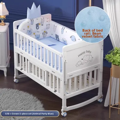 AILIQI | Solid Wood Multi-Function Euro Style Crib