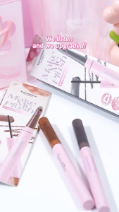 BNB BARENBLISS MAKE ME PLUSHY EYEBROW DUO 2IN1 PENSIL ALIS & BROWCARA EYE BROW KOSMETIK MAKEUP WAJAH
