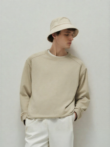 Semir | Solid Color Versatile Slim Fit Autumn Mens Sweatshirt