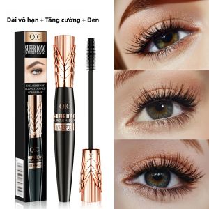 5D Mascara Chống Thấm Nước Màu Đen Dành Cho Nữ Làm Dài Làm Dày Sợi Tơ Nối Mi Nhanh Khô Uốn Mắt Trang Điểm Mỹ Phẩm Dụng Cụ