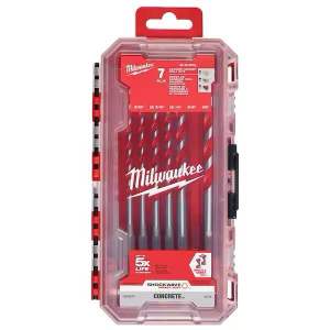 Milwaukee Shockwave Carbide Hammer Drill Bit Kit (7-Piece)