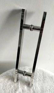 Handle Baut Tembus Pipa Kotak Gagang Pintu Tanam 35cm 45cm