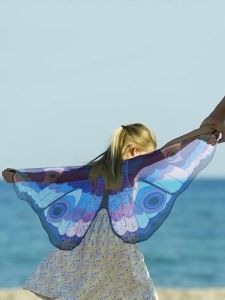 Bộ Cánh Tay Bướm Bằng Lụa Cho Trẻ Em Phụ Kiện Biểu Diễn Trang Phục Biểu Diễn Bướm Thiên Thần Quần Áo Khiêu Vũ Phụ Kiện Tiệc