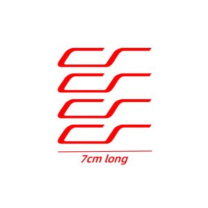 2PcsCar Sticker Decal Center pillar sticker For Volkswagen Clubsport CS GOLF7 GOLF8 MK7 MK8 Creative and personalized stickers