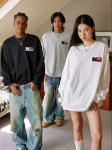 MEDM | Long Sleeve Couples Casual Tshirt Fall