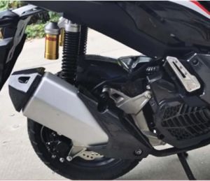 Cho Honda adv160 ống xả Bìa Decorator Honda adv150 ống xả Bìa adv160 phụ kiện adv150 phụ kiện phụ kiện xe mô tô