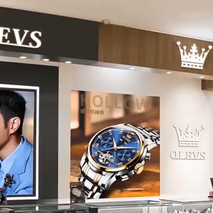 OLEVS Jam Tangan Wanita Anti Air Original Rantai Branded Watch Luminous Stainless Steel Watch COD