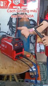 Máy hàn Tig mma Kobe 250A 2 chức năng hàn que và tig inox cho mối hàn ngấu sáng bóng