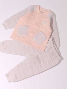 Warm Air Cotton Autumn Winter Childrens Sleepwear Set Boy Girl Open Cardigan Home Clothes Set Baby Brand Clothing LuXuan