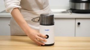 Sonifer Coffee Grinder for Espresso Machine French Press best match for coffee maker Portable Electric Grinder 2 Leaf Blade 304 Stainless Super Fine Beans Nuts Grinder