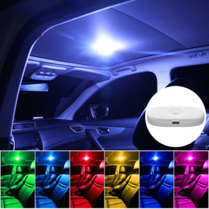 Wireless Car Ceiling Reading Light Touch Light for Trunk/Interior Rechargeable Touch Sensor Portable Touch Light Household Night Lighting Light