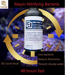 🔥SG Local Stock🔥Mayin Nitrifying Bacteria | Removes Ammonia | Prevents Cloudy Water | Fish Tank Aquarium
