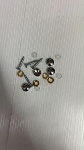 ชุดหมุดประกอบหัวน็อตและกระจก (ขนาด 1/25/83/4) หมุดปิดหัวน็อต หมุดยึดกระจก หมุดปิดหัวสกรู หมุดกระจก (500ชุด)