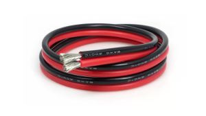 3/5M Red Black 2 Pins Silicone Cable 30 28 26 24 22 20 18 16 14 12 10 8AWG Tinned Copper For Auto LED Line Car Battery Wire