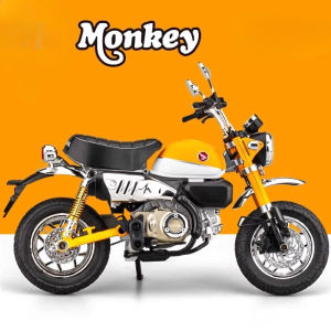 Large Size 1:9 Honda Little Monkey R1250GS Motorcycle Model Toy Alloy Body Sound Light Shock Absorption Vehicle Collection Gift
