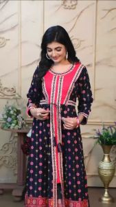 Long Kurti Dress🔥 Kurti Panjang Muslim Bollywood 🔥Sinple Tops Office Wear Traditional 🔥Indian Modern Gaun G
