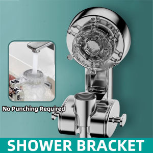 Anti-Shedding Adjustable Shower Head Holder Suction Cup Home Use Bracket Fixed No Drilling Children Movable Base Bath Room Accessories