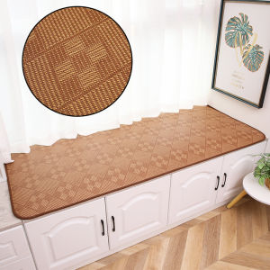 Summer Rattan Mat Window Cushion Ledge Cushion Thickened Summer Mat Living Room Carpet Balcony Cushion Sponge Tatami Customized Floor Mat